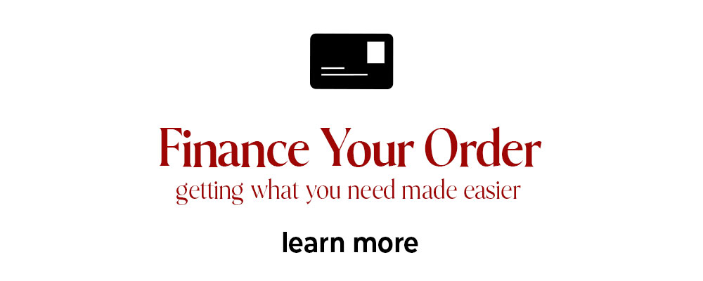 Financing your next order