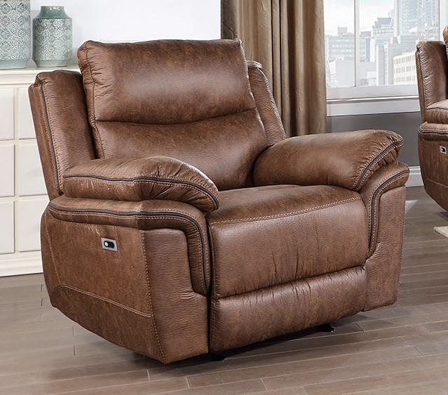 Brown Glider Recliner