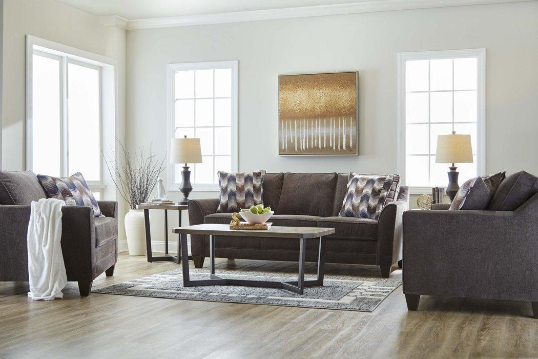 Lane Sofa and Love Seat with Accent Pillows