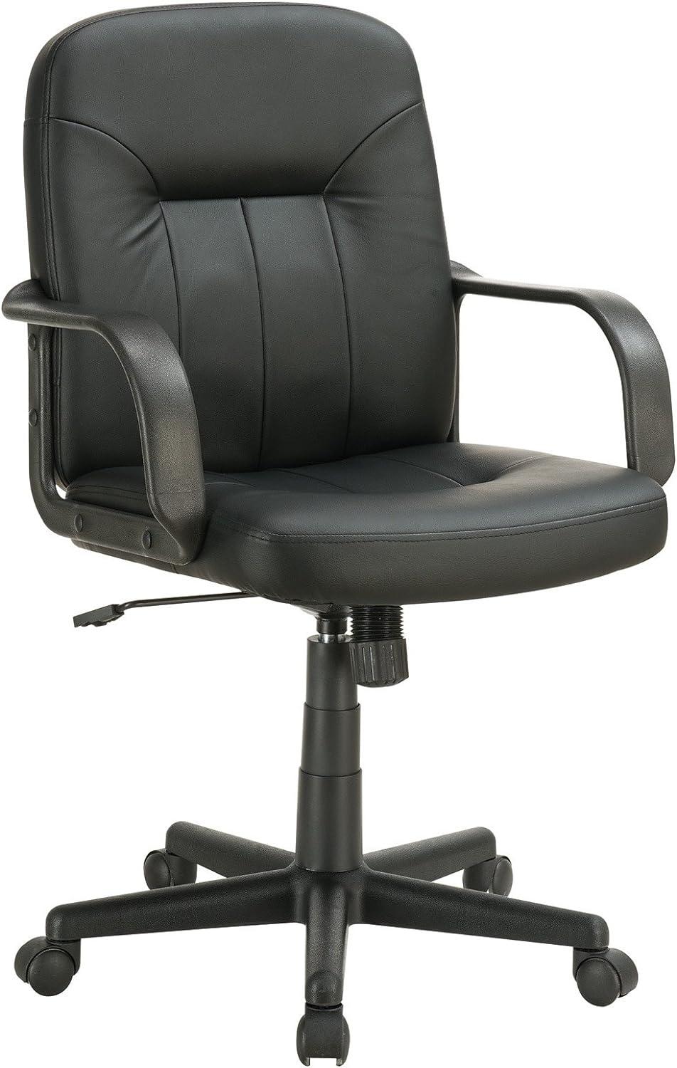 Black Padded Adjustable Office Chair ,Instore