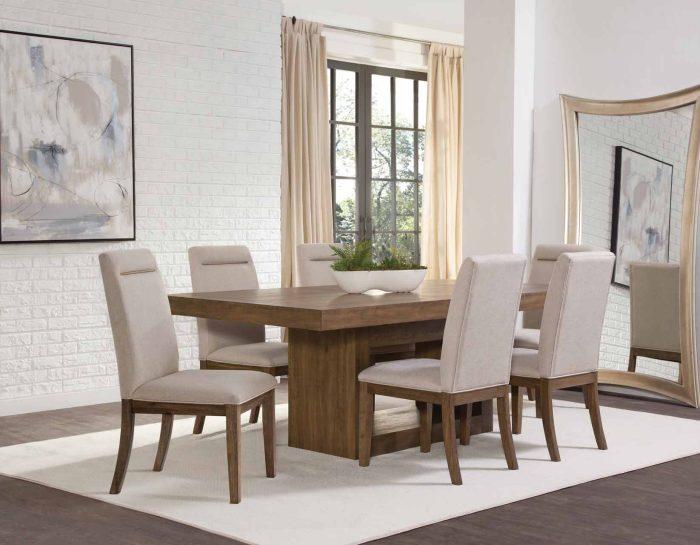 7pc Dining Group with table Leaf