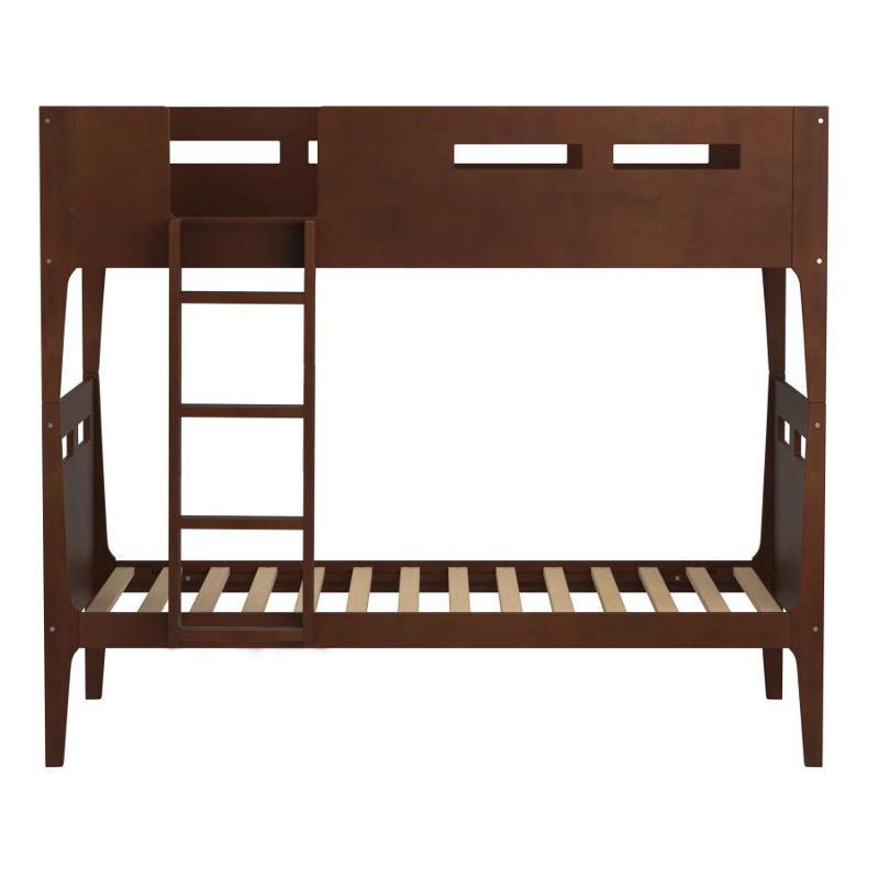 Walnut Twin over Twin Bunk that can be separated into 2 twin beds