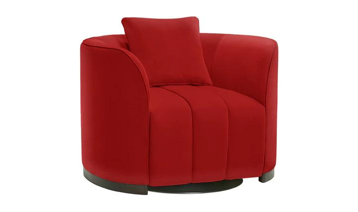 Manila Swivel Chair- Red,Instore