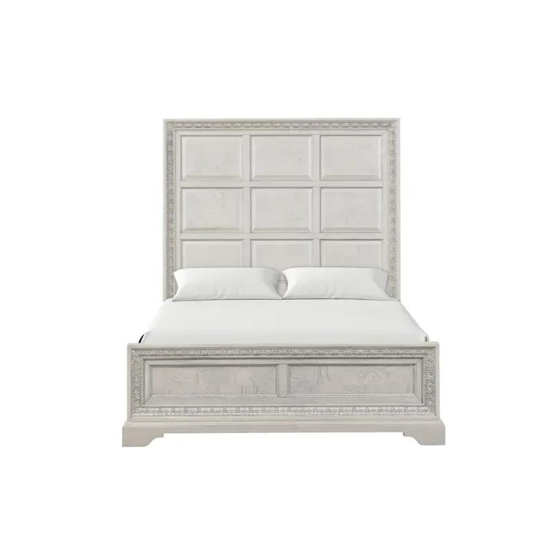 Bahama White Storage Platform Bed, Dresser, Mirror, Nightstand