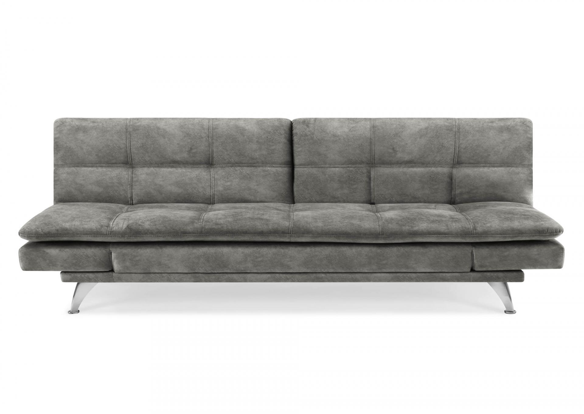 Gray Sofa Click Clack Sleeper