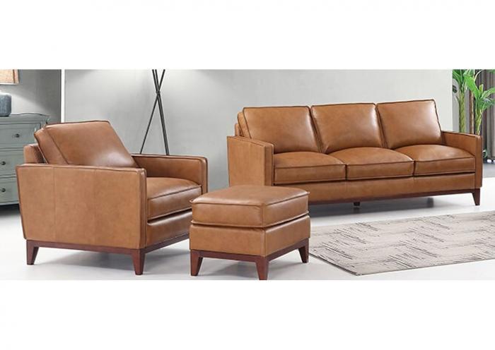Newport Top Grain Leather Sofa And, Top Grade Leather Furniture