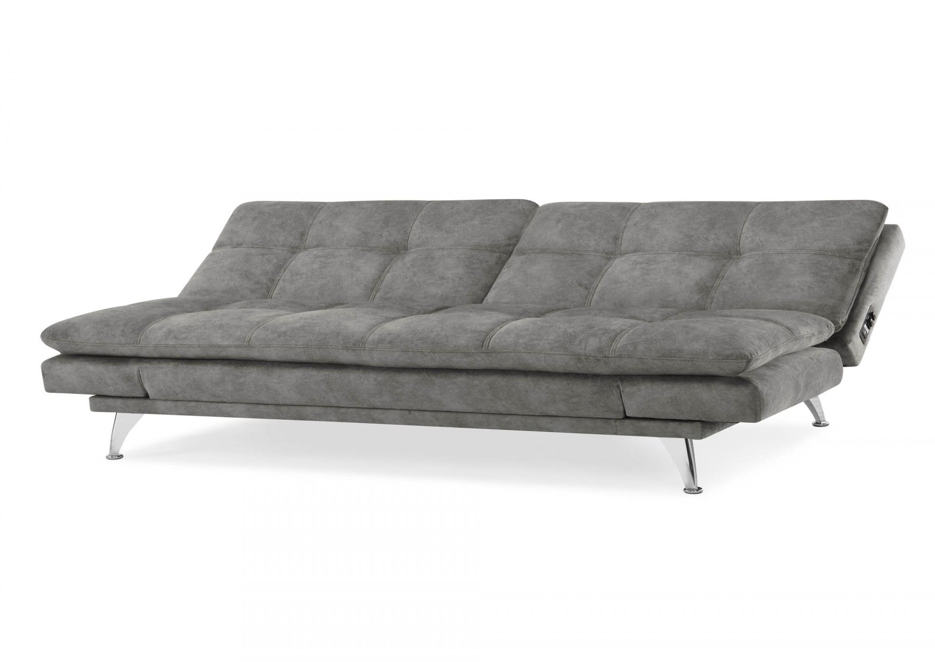 Gray Sofa Click Clack Sleeper