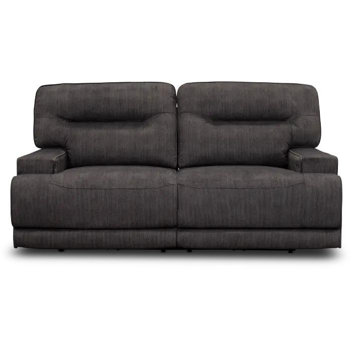 Charcoal Power Dual Reclining Love Seat and Full Sleeper