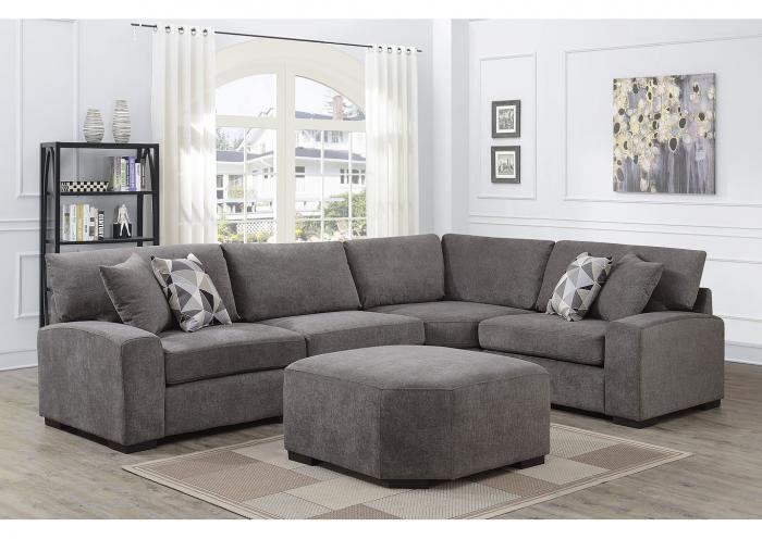 Clayton 4pc Piece Modular Living Room Group,Instore