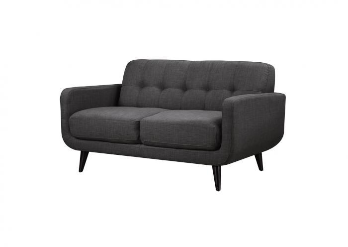 Hadley Sofa and Loveseat Set - Charcoal,Instore