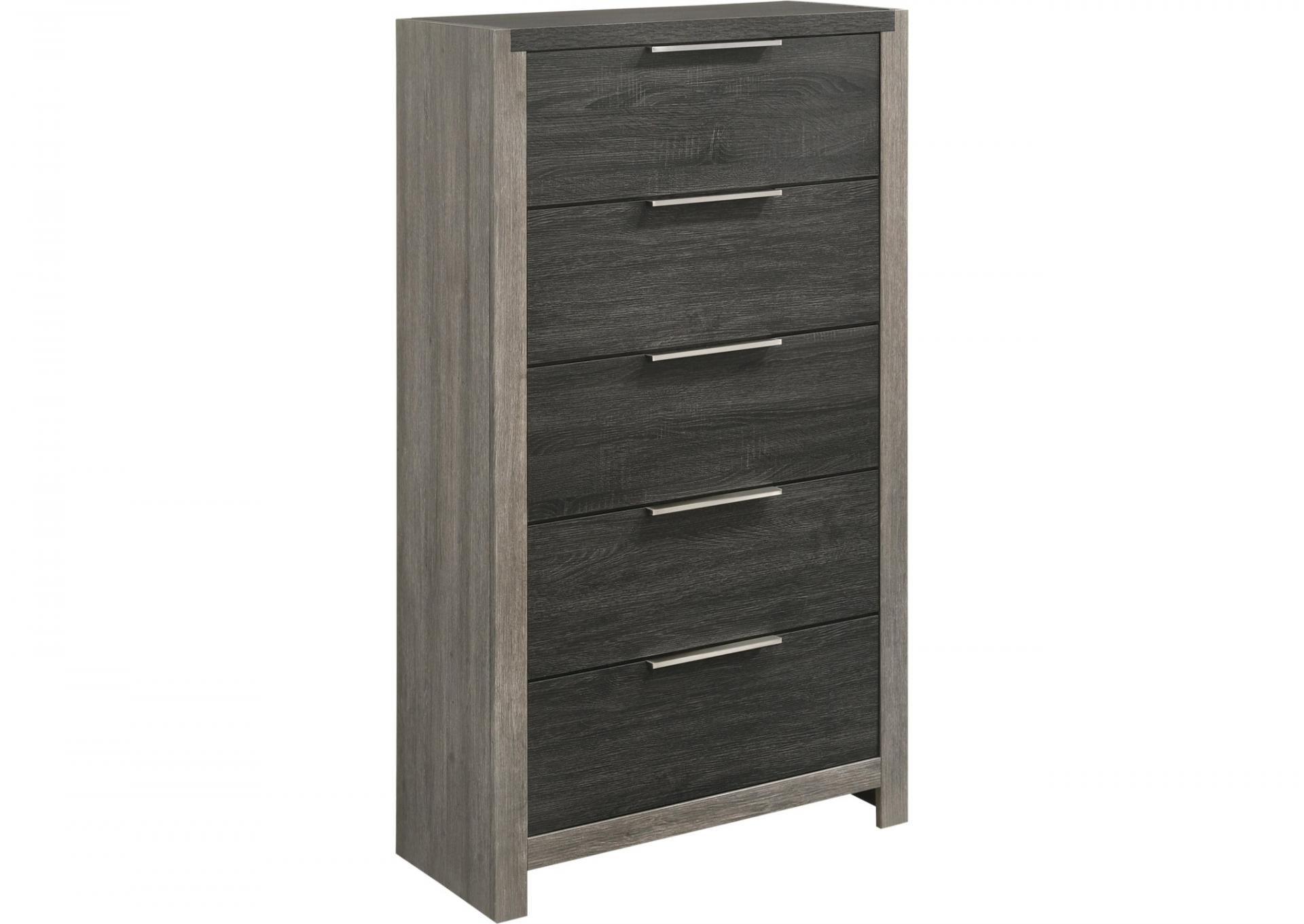Gray 5 Drawer Two Tone Chest from Lane Furniture