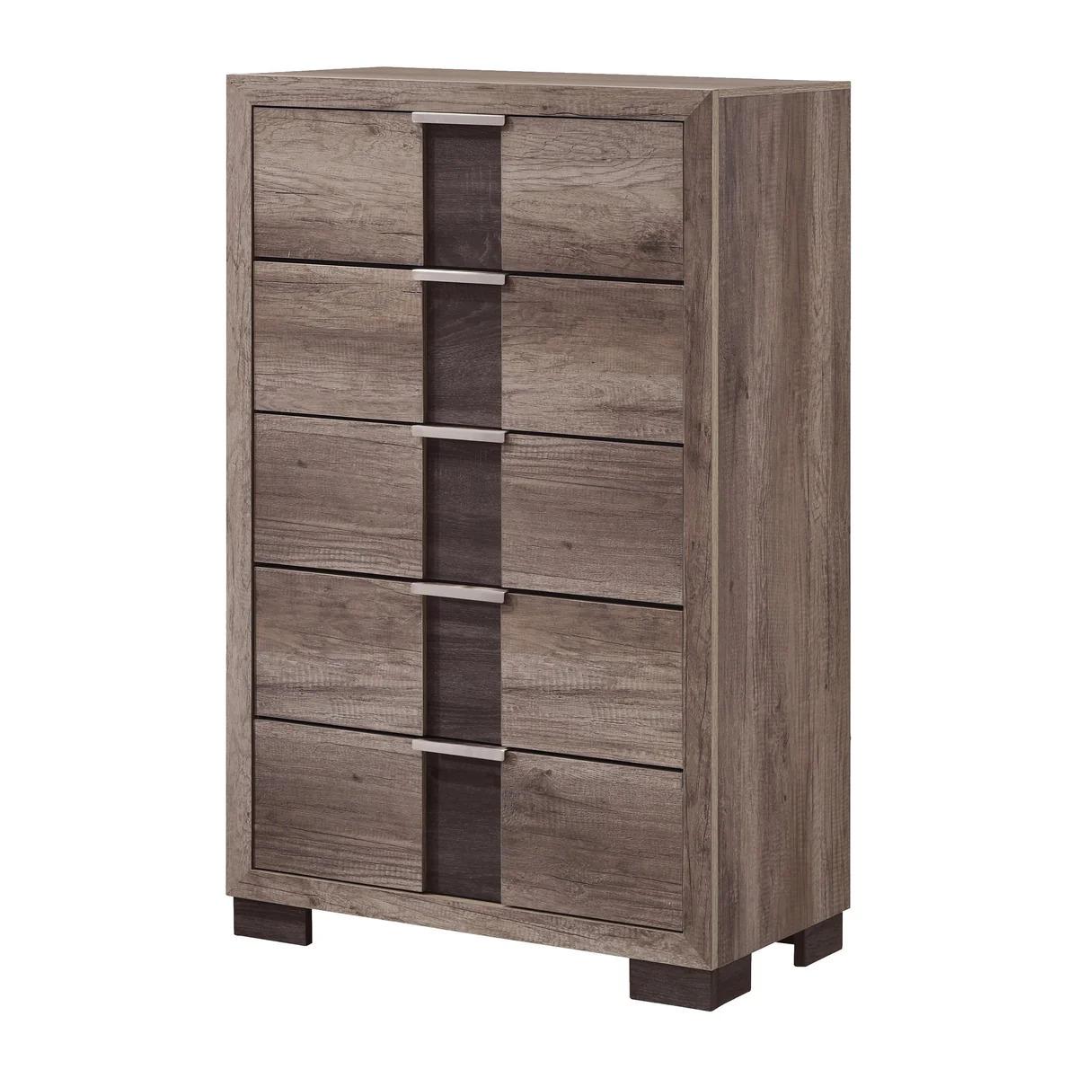 5 drawer Two Tone Chest