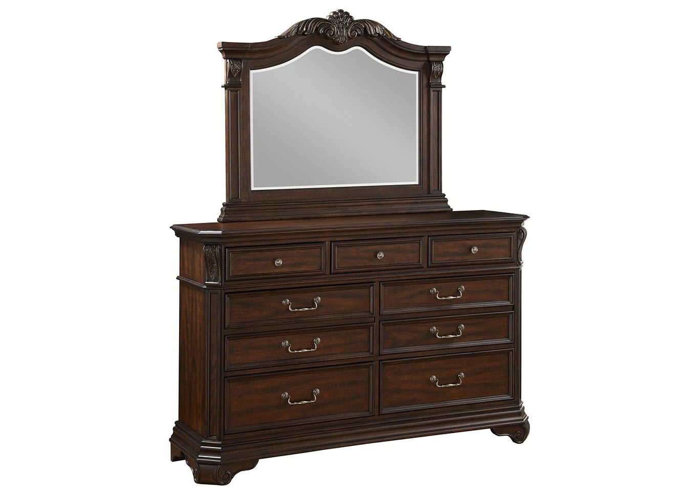 Andrea 4pc Traditional Storage Bedroom Group - Queen,Instore