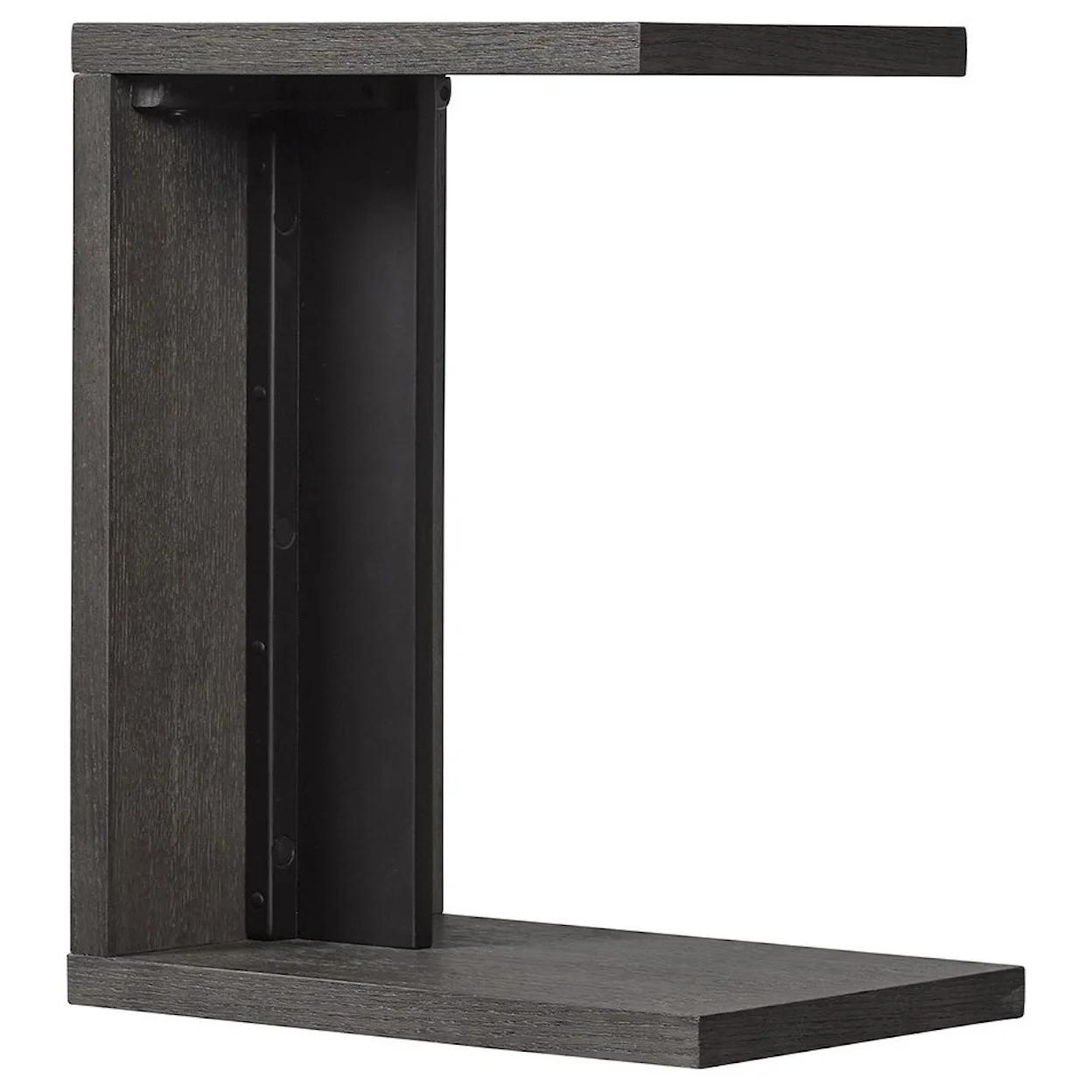 Chairside Gray Accent Table