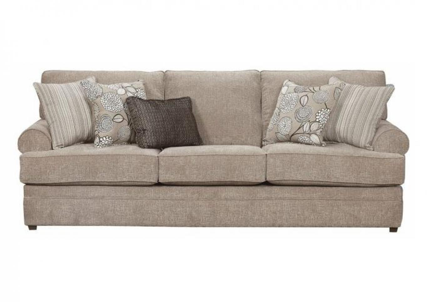 Simmons Roosevelt Stationary Sofa and Love Seat - Pewter,Instore