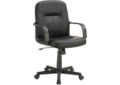 Image for Black Padded Adjustable Office Chair 