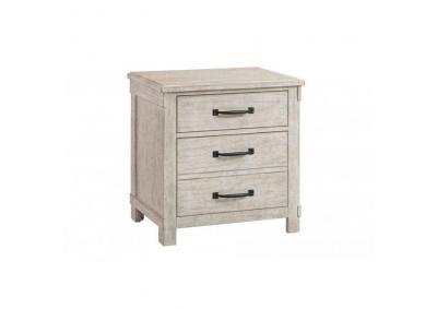 Image for Scott 3 Drawer Nightstand with USB Charging Station