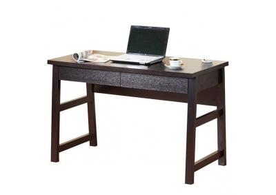 Image for Red Cocoa Office Desk with 2 Drawers