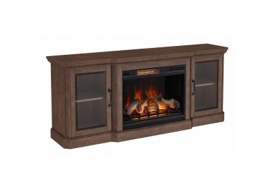 Hershel TV Stand with Fireplace