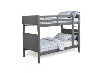 Easton Twin over Twin Bunk Bed - Gray