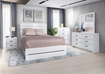 Image for Kent 4pc Bedroom Set - Queen White