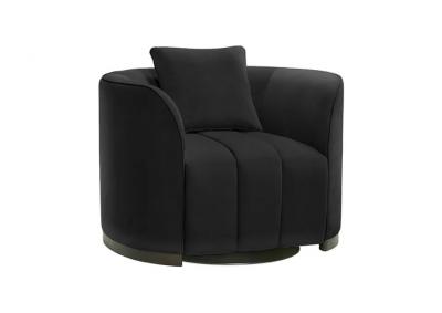 Image for Manila Swivel Chair- Black