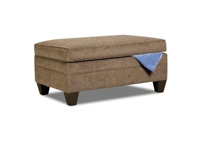 Image for Reagan Storage Ottoman - Albany Truffle