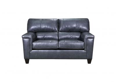 Image for Lane Furniture  Kennedy Top Grain Leather / Mate Love Seat Fog