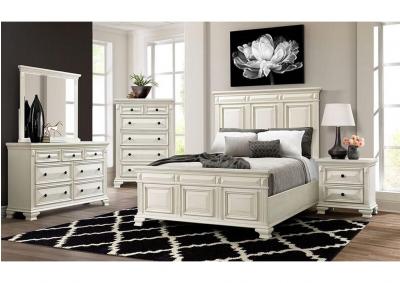 Image for Bridgestone White Panel Bedroom Set - Eastern King