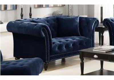 Image for Twain Love Seat - Broadway Navy