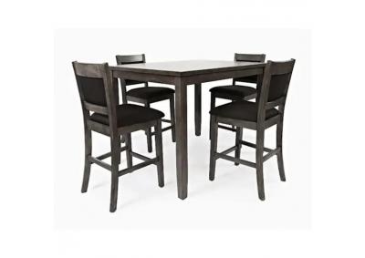 Greyson Counter Height Dining Table And 4 Upholstered Stools