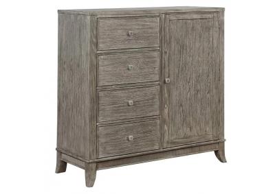 Landon Gentleman's Chest with 4 drawers and 2 Shelves