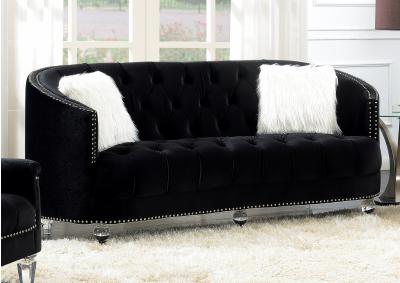 McCall Rounded Sofa  - Black