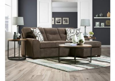 Image for Lane Furniture Gianna Reversible Sofa Chaise - Walnut