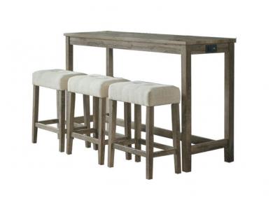 Image for Oak Lawn Bar Table and Stools Set