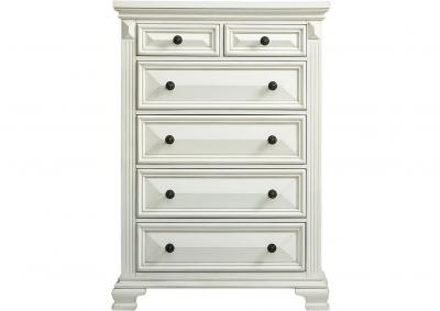 Image for Bridgestone 6 Drawer Chest - White