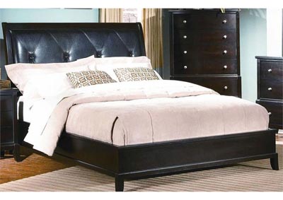 Charlie Padded Panel Bed - Queen