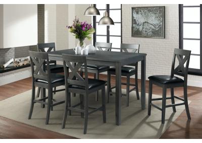 Alex 7pc Counter Height Dining Room Set
