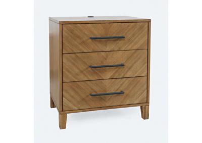 Image for Eloquence Mid-Century Modern Usb Charging Nightstand