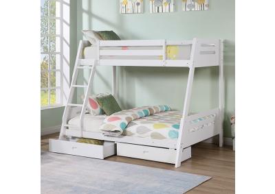 Image for Carolina Twin / Full Bunkbed - White