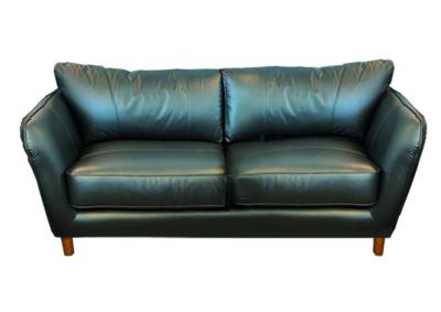 Madrid Leather Sofa and Chair - Black