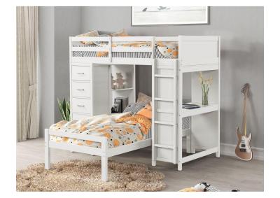 Image for Bonanza Loft Twin / Twin Bunk Bed - White