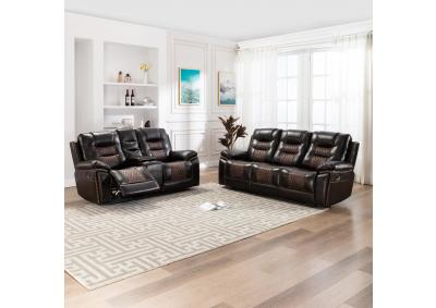 Image for Commodore Dual Reclining Sofa and Dual Reclining Love Seat
