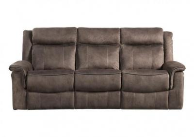 Kisner Dual Reclining Sofa - Brown
