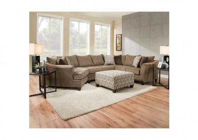 Image for Reagan 3pc Sectional - Albany Truffle