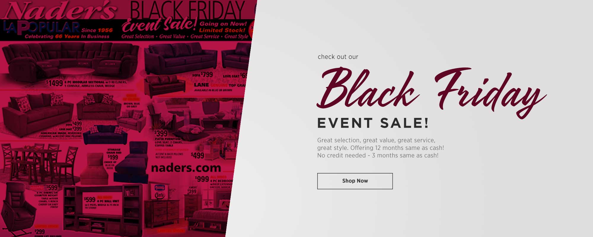 Black Friday Event Sale - Shop our eCircular
