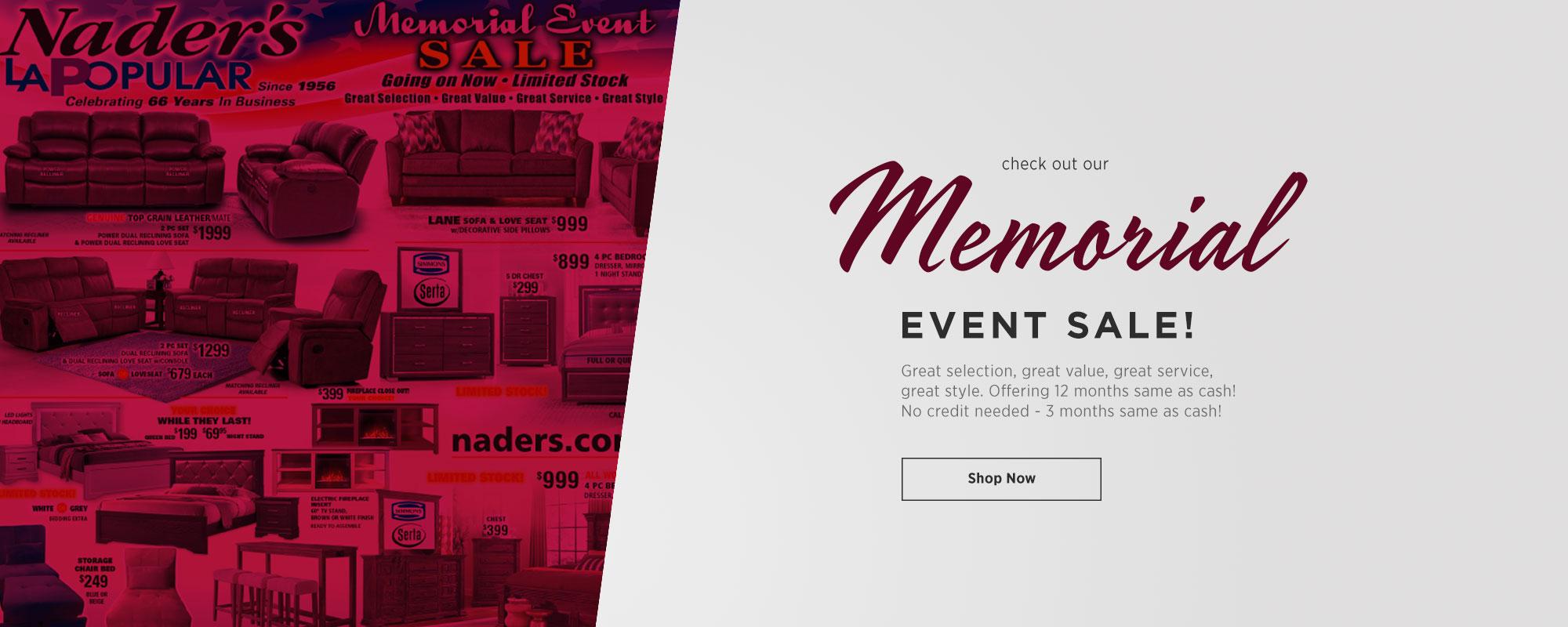 Memorial Event Sale 2022