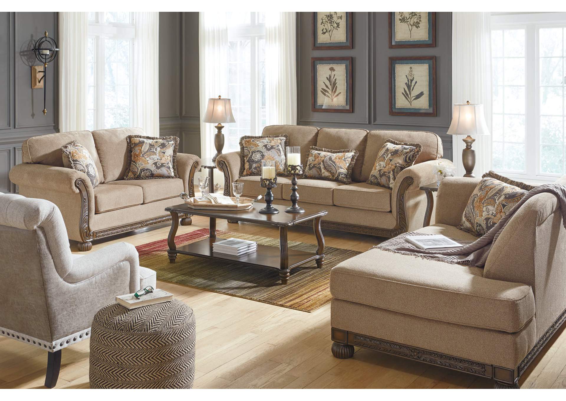 Brown/Beige Westerwood Sofa,H-Signature Design by Ashley