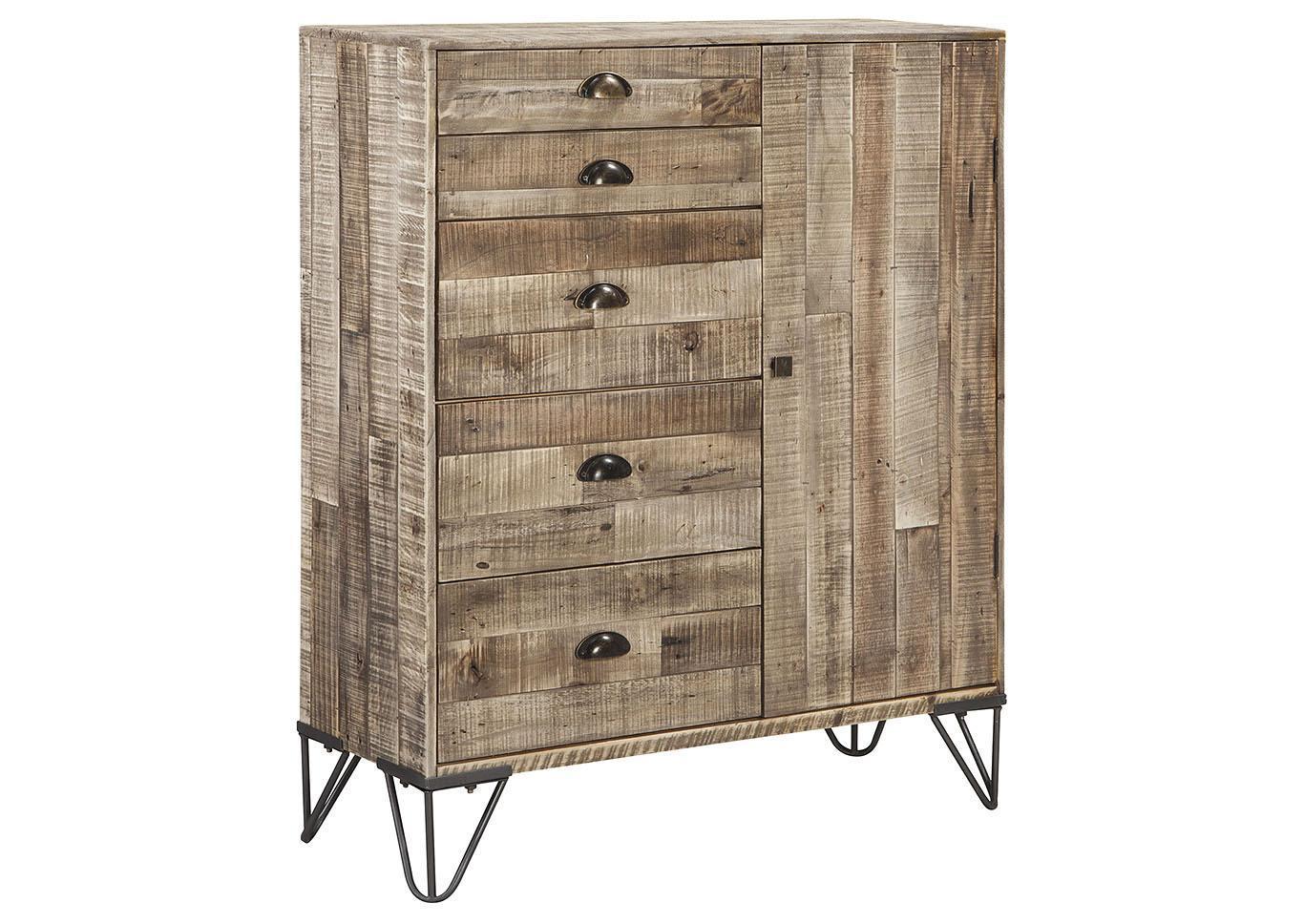 Camp Ridge Light Brown Accent Cabinet,Close Out