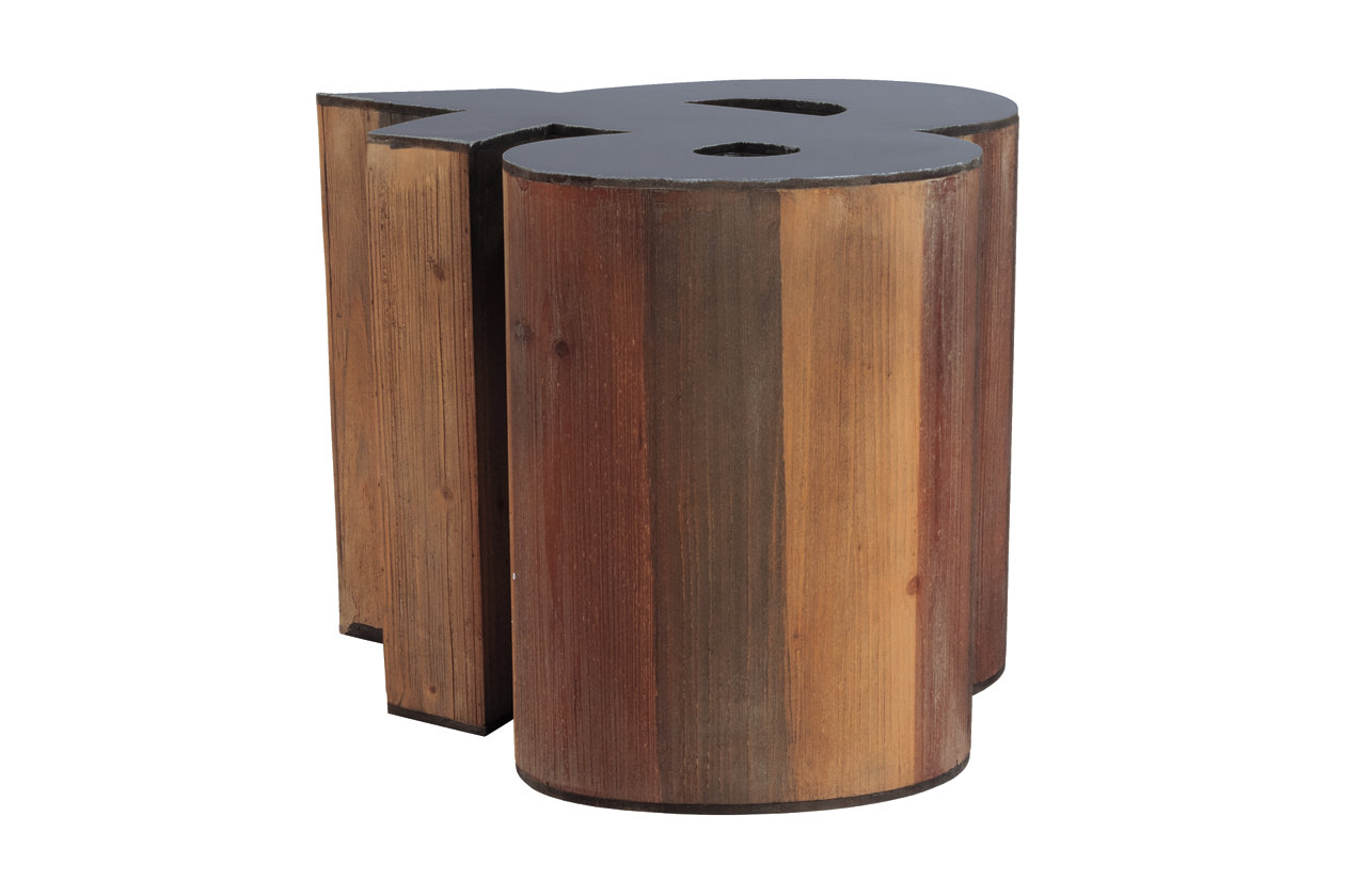 Highmender Brown/Black Accent Table,Close Out